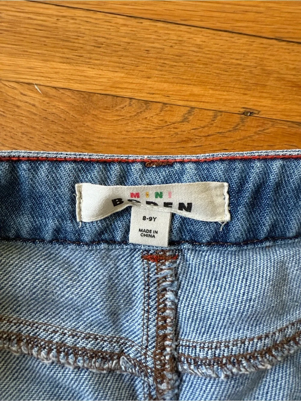 EUC Mini Boden Floral Pocket Denim Shorts